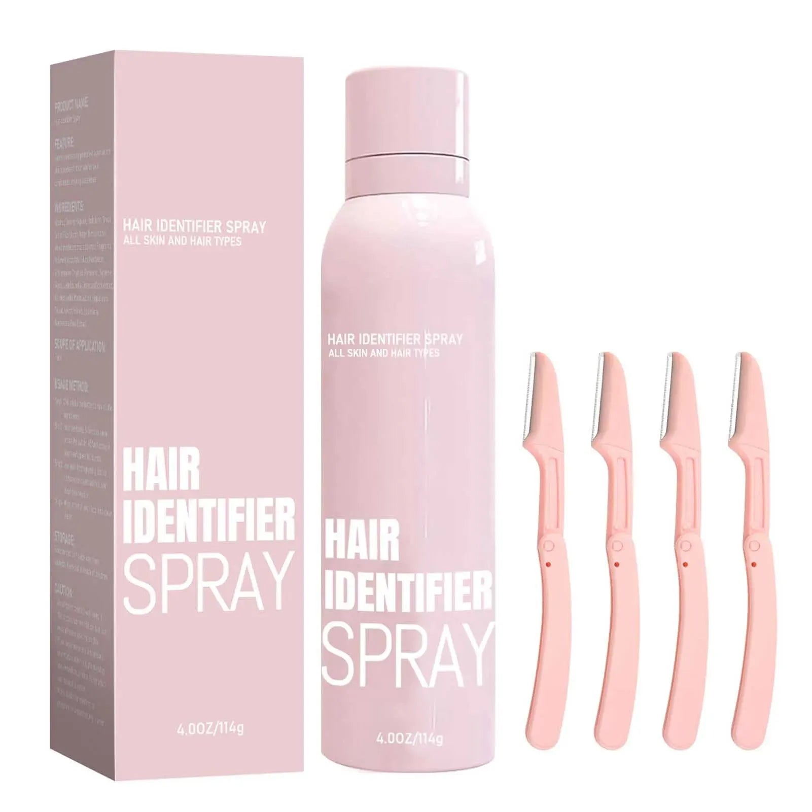 Facial Hair Removal Hair Identification Spray