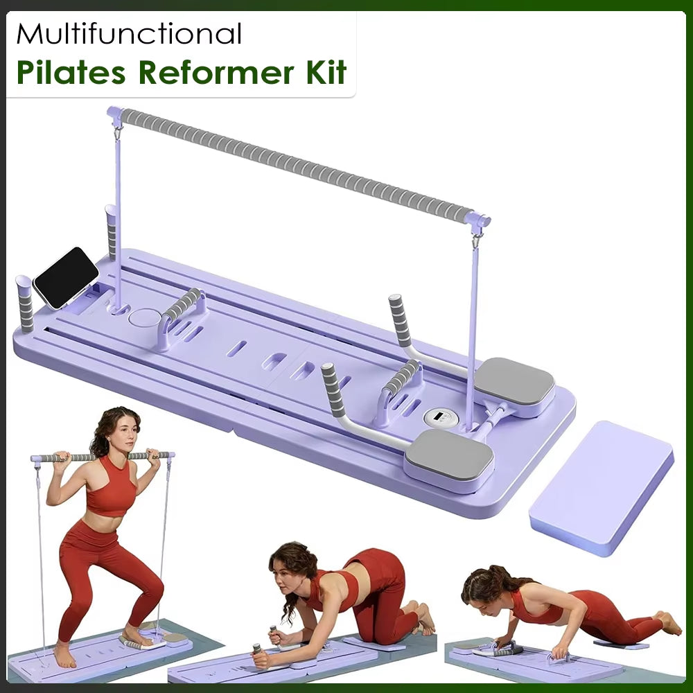 Multifunctional Pilates Board – Core Trainer, Ab Workout & Push-Up Fitness Platform