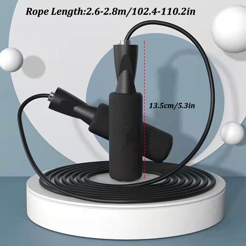 Jump Rope for Adults - Ideal for Indoor/Outdoor Sports, Fitness Training - Lightweight and Durable with Adjustable Length