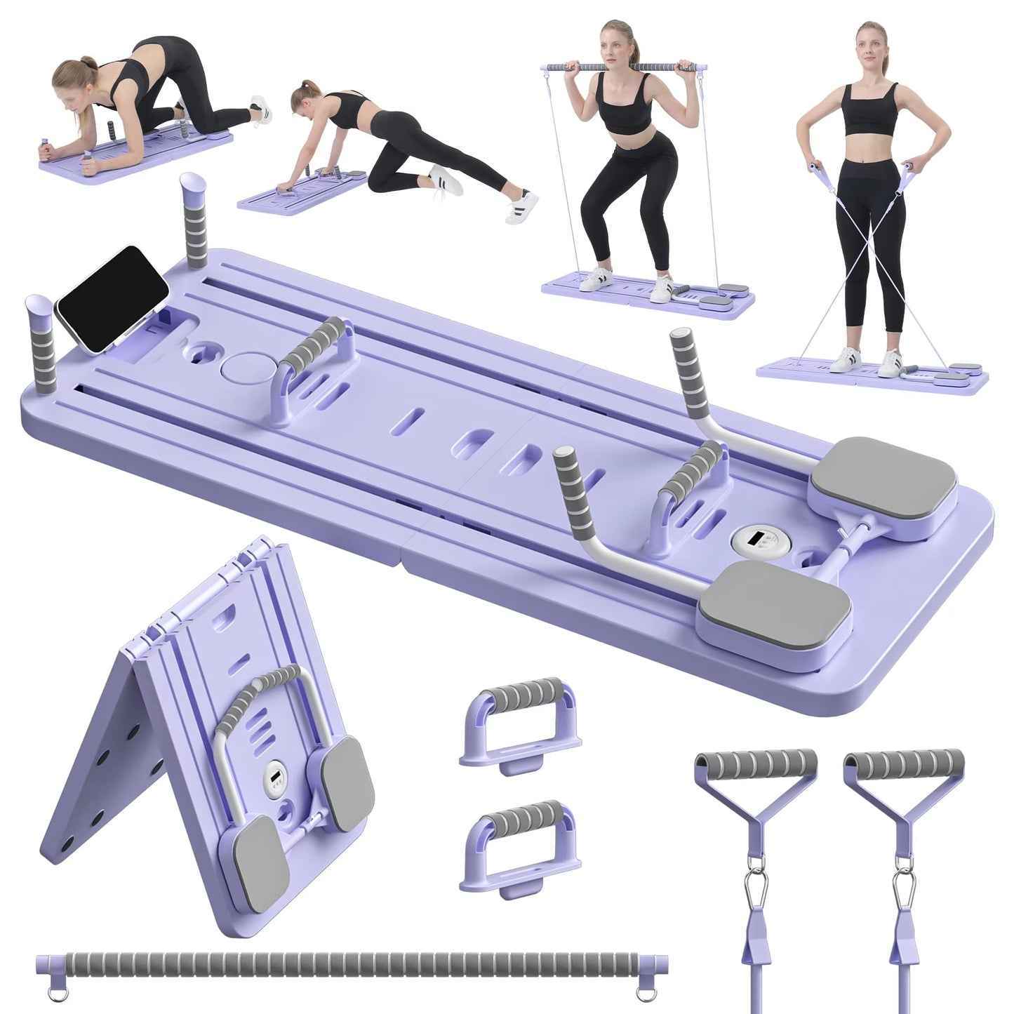 Multifunctional Pilates Board – Core Trainer, Ab Workout & Push-Up Fitness Platform