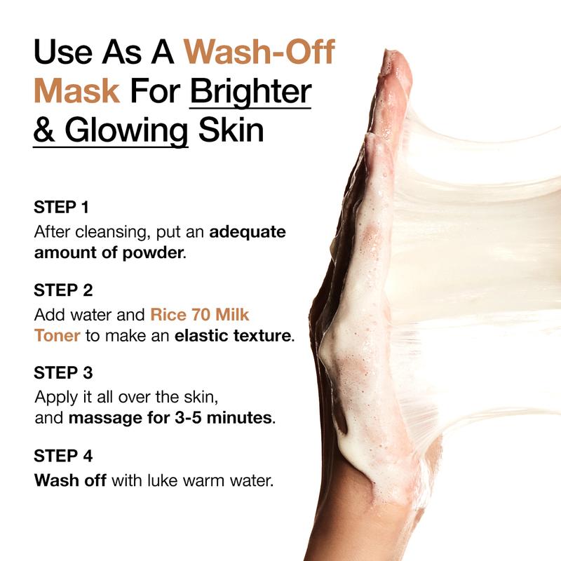 LumiRice Enzyme Glow Powder & Cloud Mask Kit