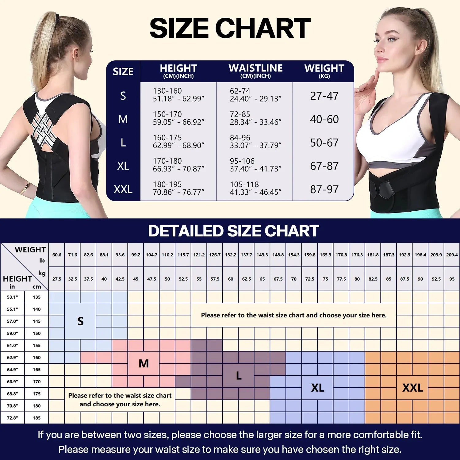Compression and Poster Corrector Vest