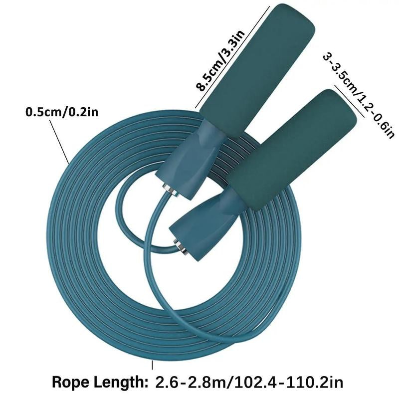 Jump Rope for Adults - Ideal for Indoor/Outdoor Sports, Fitness Training - Lightweight and Durable with Adjustable Length