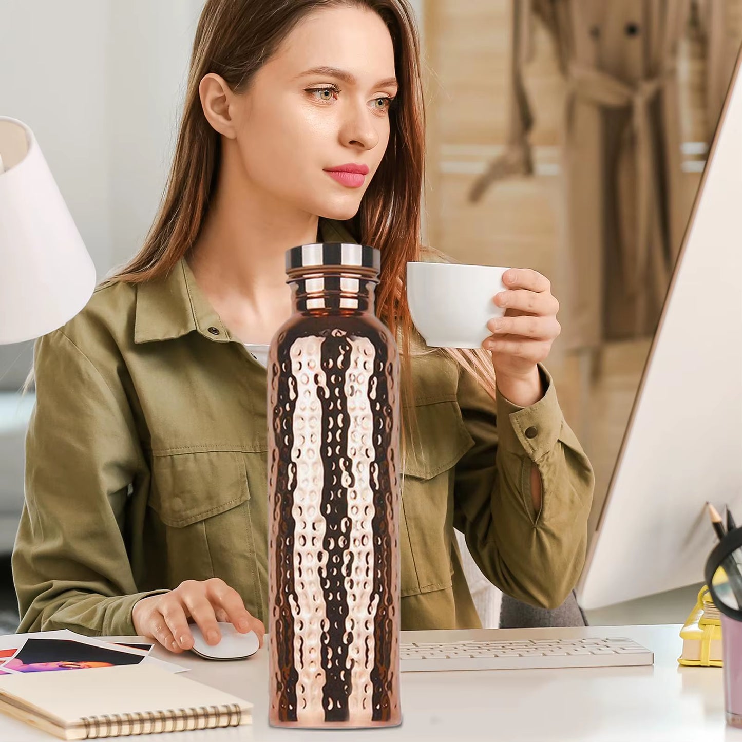 Copper Sports Water Bottle