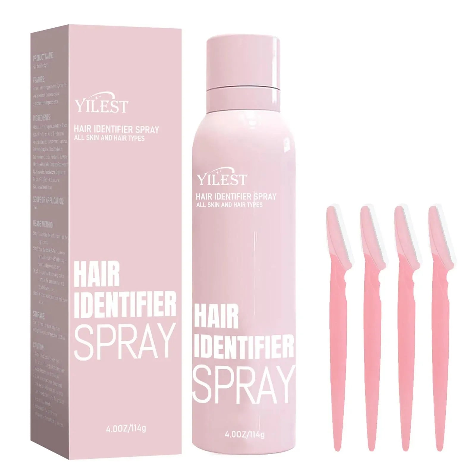 Facial Hair Removal Hair Identification Spray