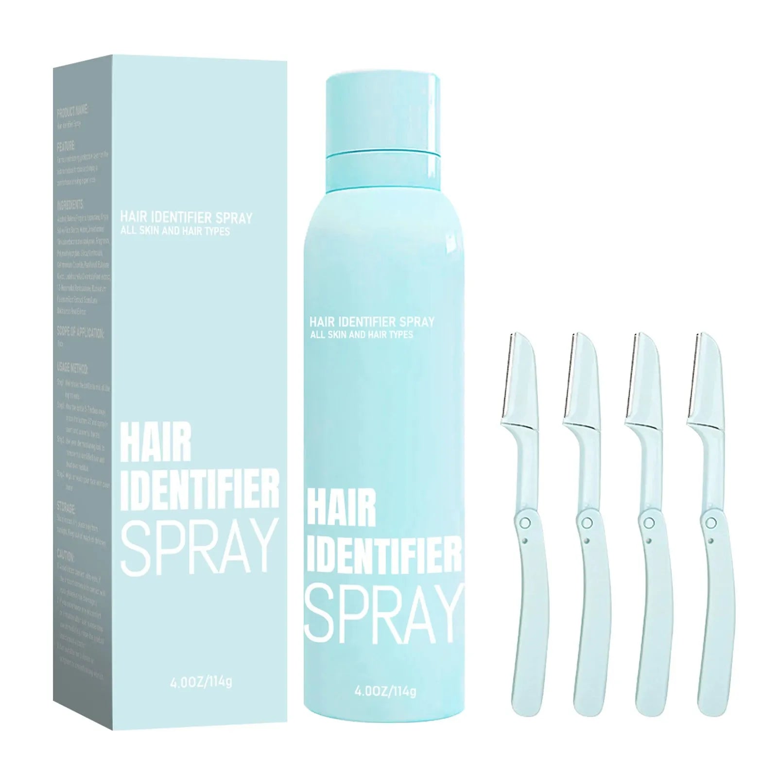 Facial Hair Removal Hair Identification Spray